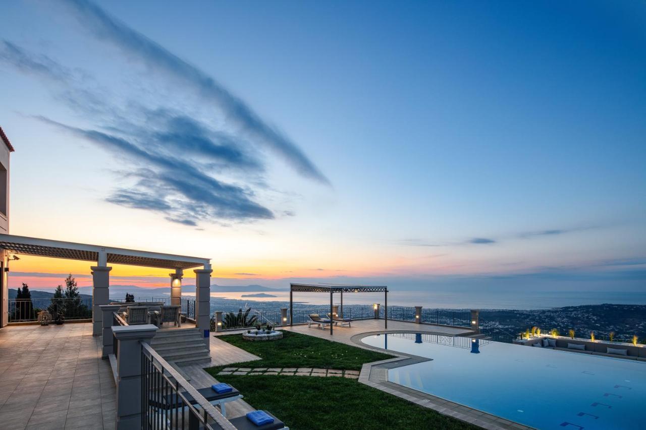 Villa Golden Hill Chania  ภายนอก รูปภาพ