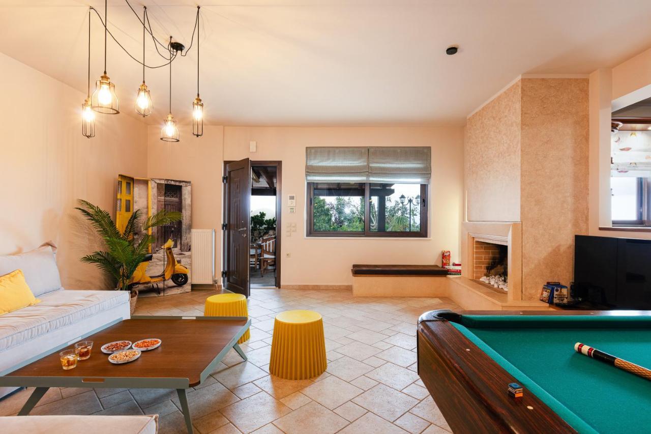Villa Golden Hill Chania  ภายนอก รูปภาพ