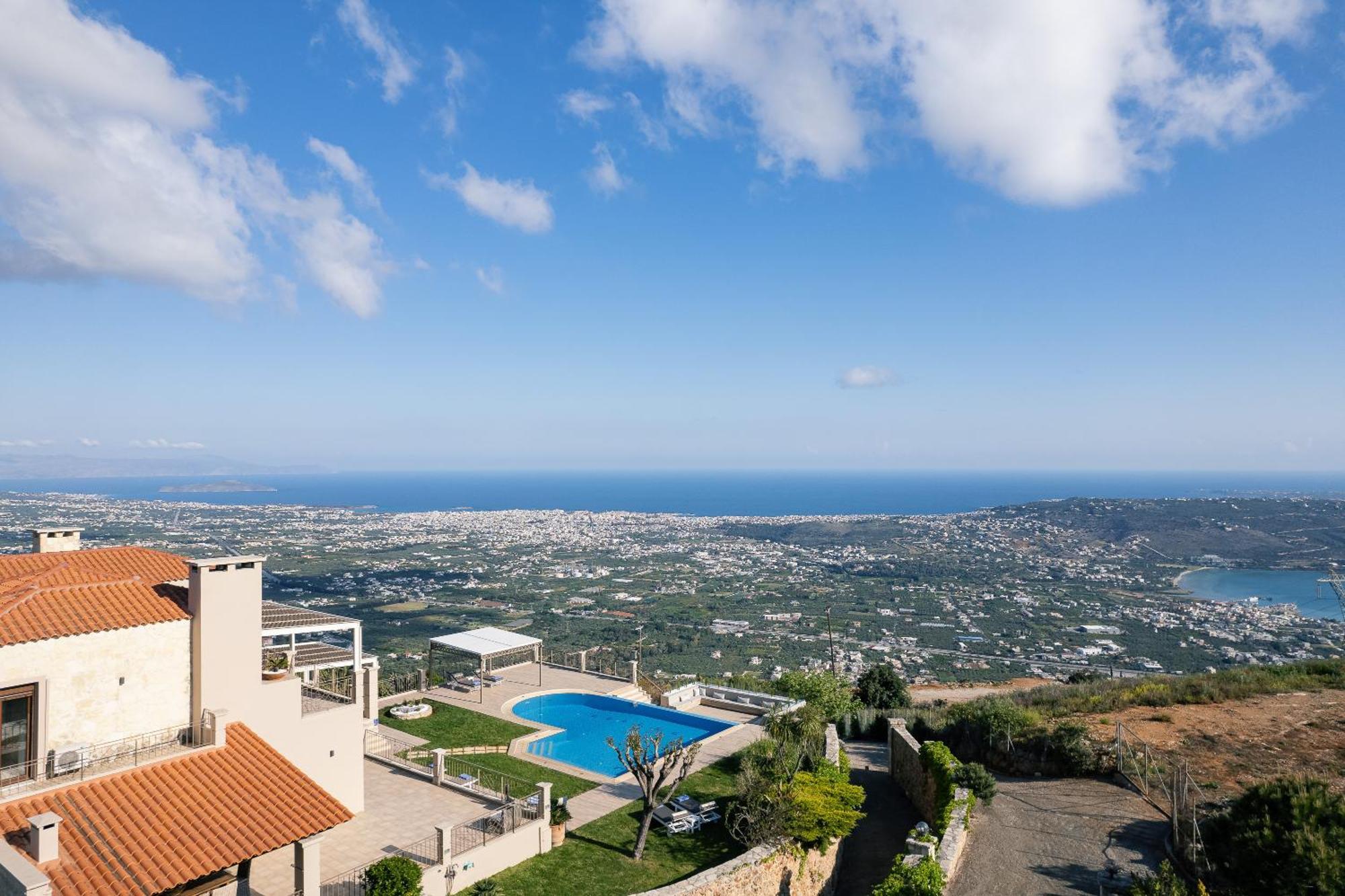 Villa Golden Hill Chania  ภายนอก รูปภาพ